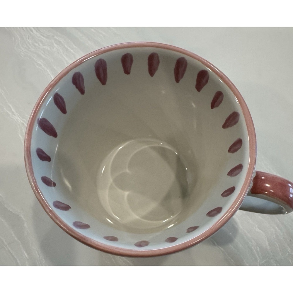 MacKenzie Childs Butterfly Hill Mug Floral Butterfly 8oz New in Box - Picture 8 of 9